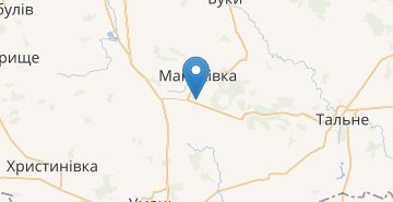 Mapa Potash (Cherkaska obl.)