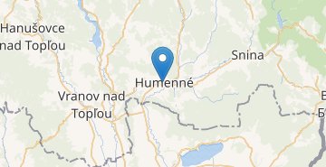 Žemėlapis Humenné
