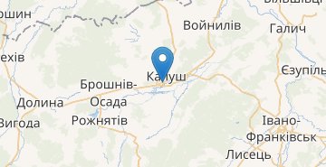 Térkép Kalush