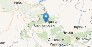 Mapa Sviatohirsk