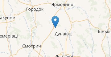 რუკა Tomashivka (Dunaevetskiy r-n)