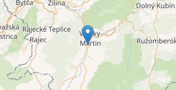 Zemljevid Martin
