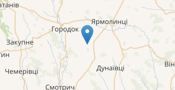 Térkép Sosnivka (Yarmolinetskiy r-n)