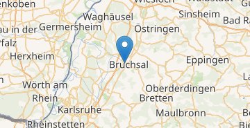 Map Bruchsal