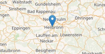Kaart Heilbronn