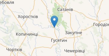 Карта Лычковцы (Гусятинский р-н)