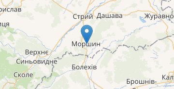 Zemljevid Morshyn