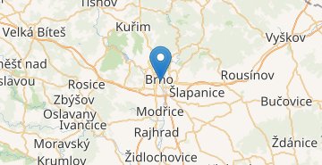 Zemljevid Brno