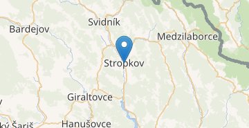 Karte Stropkov