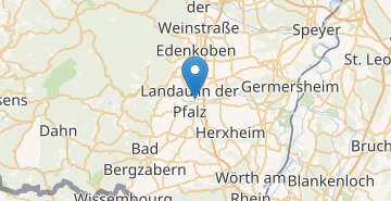 Χάρτης Landau in der Pfalz