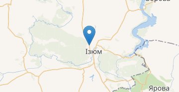 Zemljevid Izium
