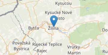 Térkép Žilina
