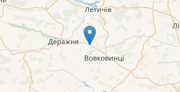 地図 Podolyanske (Derazhnyanskiy r-n)