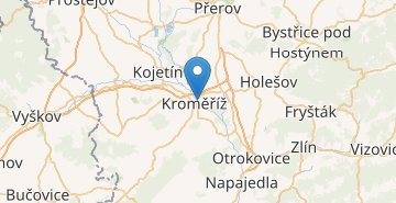 Térkép Kroměříž