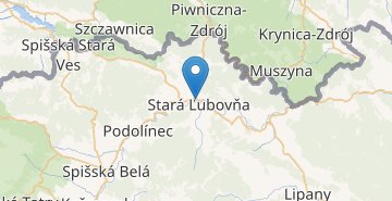 Карта Stara Lubovna