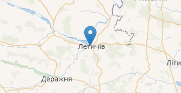 Kaart Letychiv