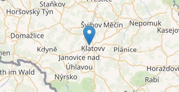 Kaart Klatovy