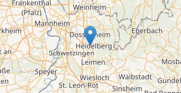 Kaart Heidelberg