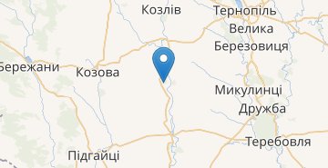 Kaart Ishkiv, Ternopilska obl