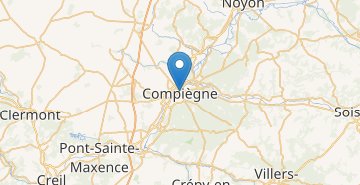 Map Compiègne