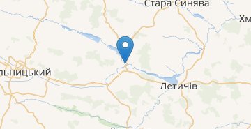 Kaart Medzhybizh