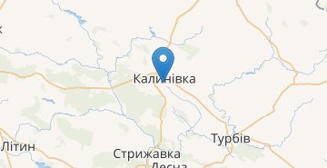 Žemėlapis Kalinivka (Vinnitska obl.)