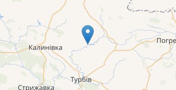 Карта Новая Гребля (Калиновский р-н)