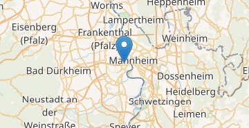 Mapa Ludwigshafen am Rhein