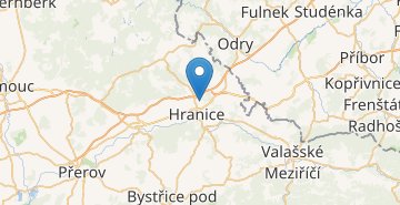 地图 Hranice na Moravě