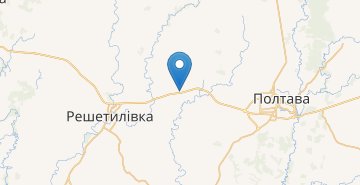 Mapa Tsyhanske