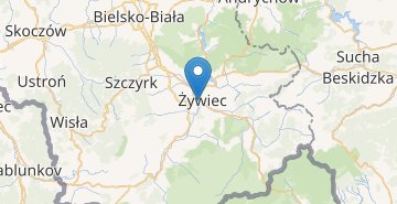 地図 Zywiec