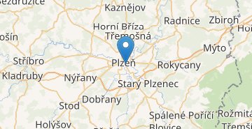 Žemėlapis Plzeň