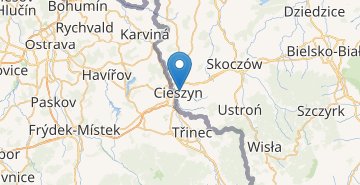 რუკა Cieszyn