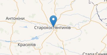 Карта Starokostiantyniv