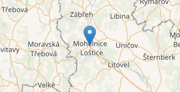 Žemėlapis Mohelnice
