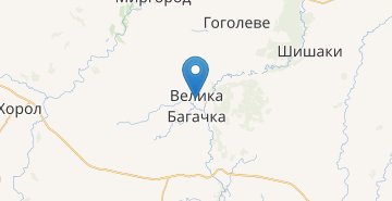 Mapa Velyka Bagachka