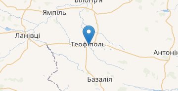 地図 Teofipol (Khmelnitska obl.)