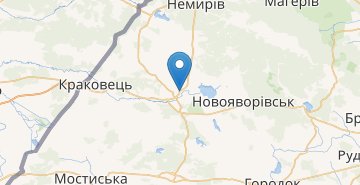 Kaart Yavoriv
