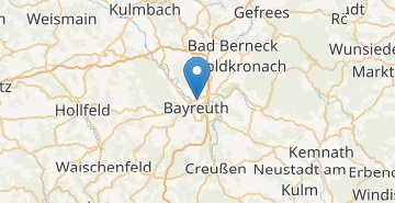 Kaart Bayreuth