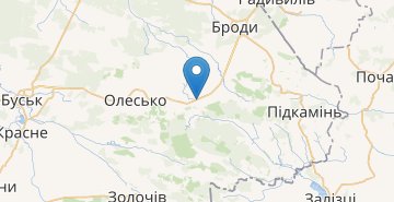 Карта Ясенов (Львовская обл.)