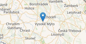 Χάρτης Vysoke Myto