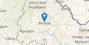 Zemljevid Bruntal