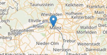 Kaart Mainz