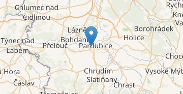 Karte Pardubice