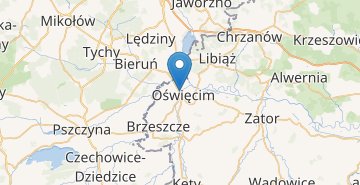 地図 Oswiecim