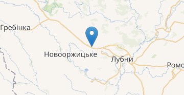 Карта Пышное (Полтавская обл.)