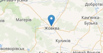 地図 Zhovkva