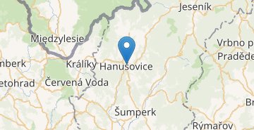 Térkép Hanusovice