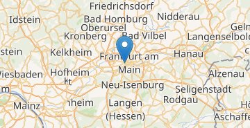 Žemėlapis Frankfurt am Main