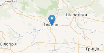 Zemljevid Iziaslav